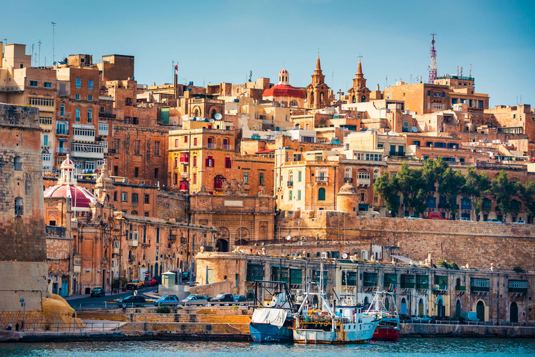 Valletta: Passeio a pé guiado com visita opcional à catedralTour com guia que fala inglês (incluindo visita à catedral)