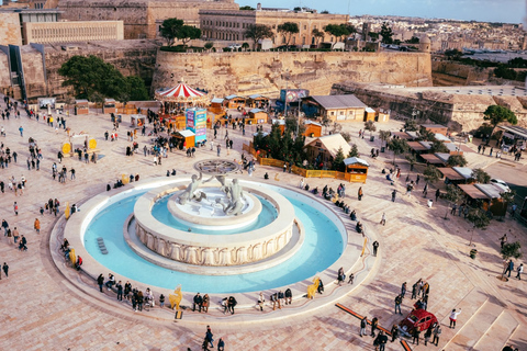 Valletta: Guidad stadsvandring med valfri katedralturRundtur med engelsktalande guide (inklusive besök i katedralen)