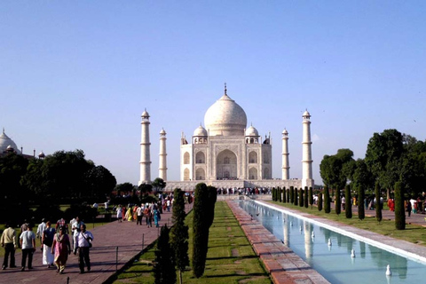 Visite du Tajmahal au coucher du soleil