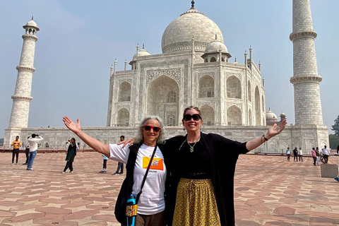 Visite du Tajmahal au coucher du soleil