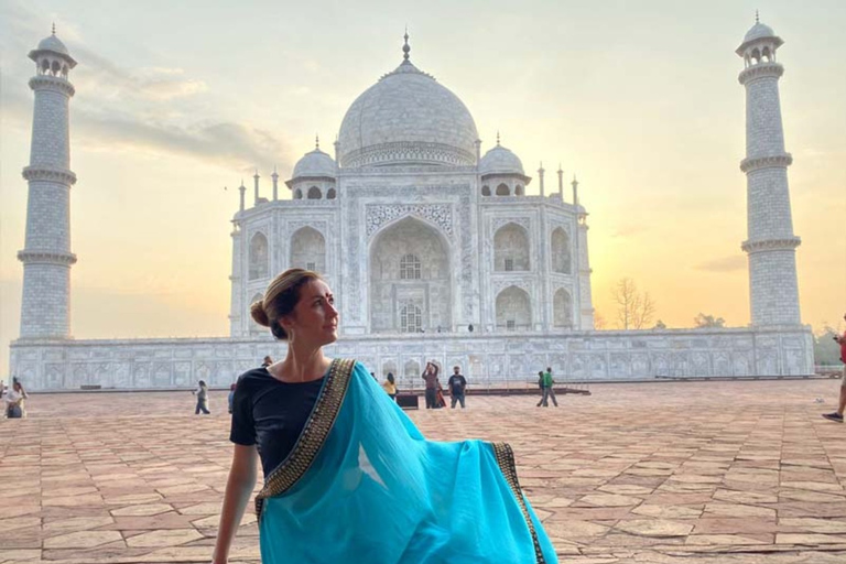 Visite du Tajmahal au coucher du soleil