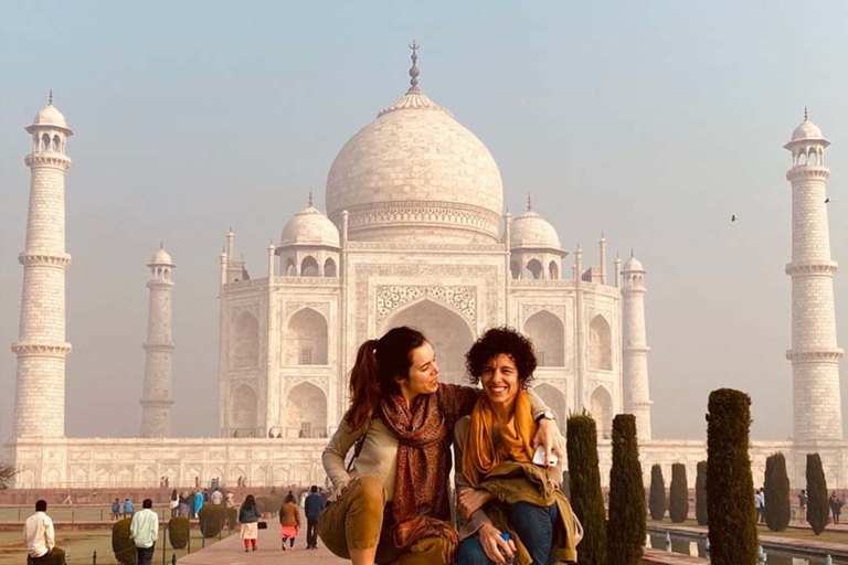 Visite du Tajmahal au coucher du soleil