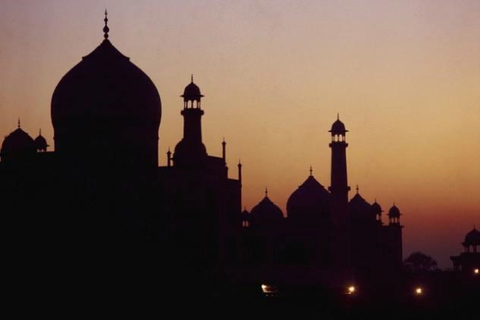 Visite du Tajmahal au coucher du soleil