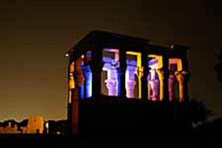 Aswan: Geluids- en lichtshow in de Philae-tempel