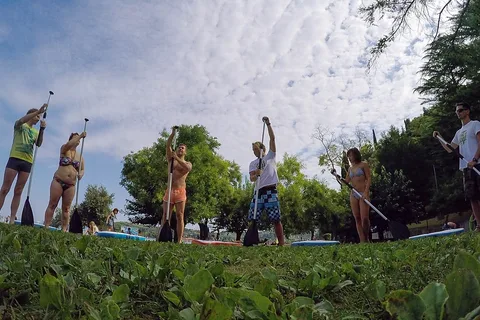 Curso de stand up paddle en la costa eslovena