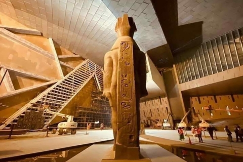 Caïro: Groot Egyptisch Museum in Gizeh en Khan El KhaliliCairo Grand Egyptian Museum van & Khan El Khalili Bazaar