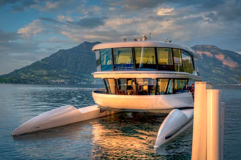 catamaran cruise on lake lucerne