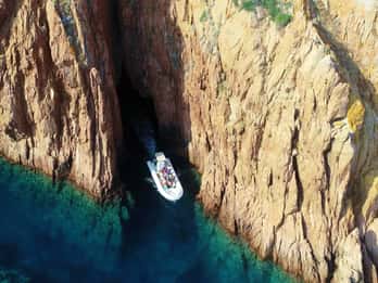 Cargèse: Calanques of Piana Capo Rosso Semi-Rigid Boat Tour
