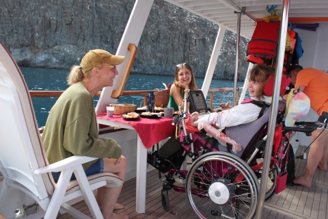 Los Cristianos : excursion de plongée en apnée adaptée aux fauteuils roulantsVisite de groupe