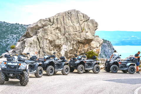 Split: Aventura en quad ATV con baño en la cascadaPaseo en tándem