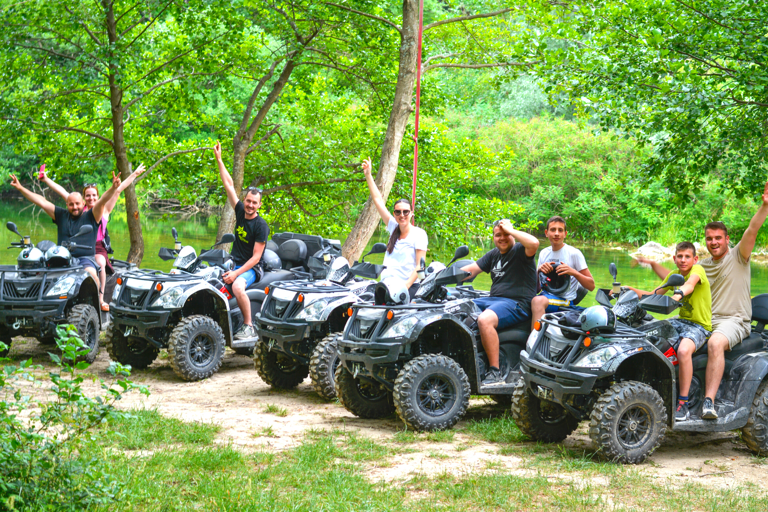 Split: ATV Quad Tour äventyr med bad i vattenfallTandemtur