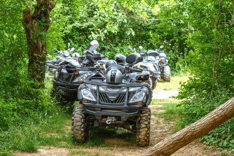 Split: Aventura en quad ATV con baño en la cascadaPaseo en tándem