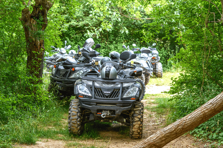 Spalato: Avventura in quad ATV con nuoto nelle cascateGiro in tandem