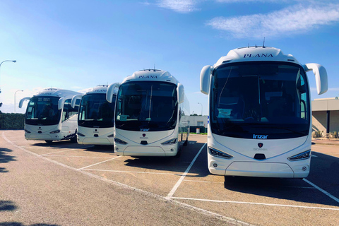 Flughafen Barcelona: Transfer zum/vom Busbahnhof TarragonaEinzeln von Barcelona Flughafen nach Tarragona Stadtzentrum