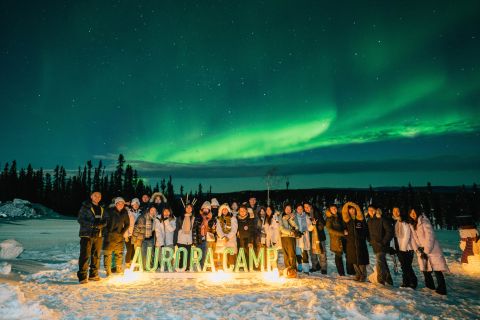 Fairbanks: Aurora Viewing Tour with Food & Transportation