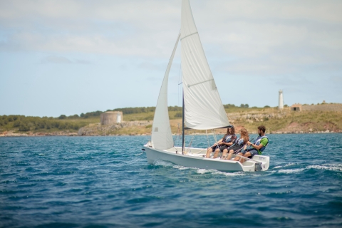 Dinghy Sailing Lesson in Menorca