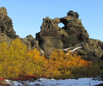 Från Akureyri: Godafoss och sjön Myvatn