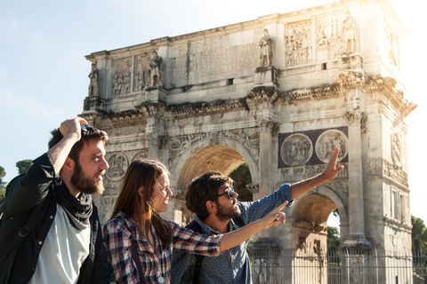 Rome: begeleide wandeling door tempels, pleinen en markten