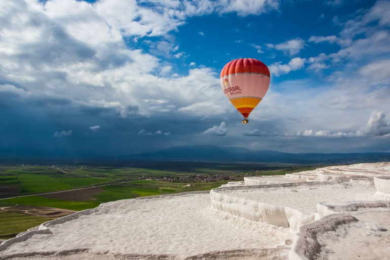 Pamukkale: Sunrise Hot Air Balloon Flight w/Certificate Private Pamukkale Hot Air Balloon Ride