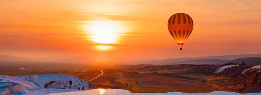 Pamukkale : Vol en montgolfière avec certificat de vol