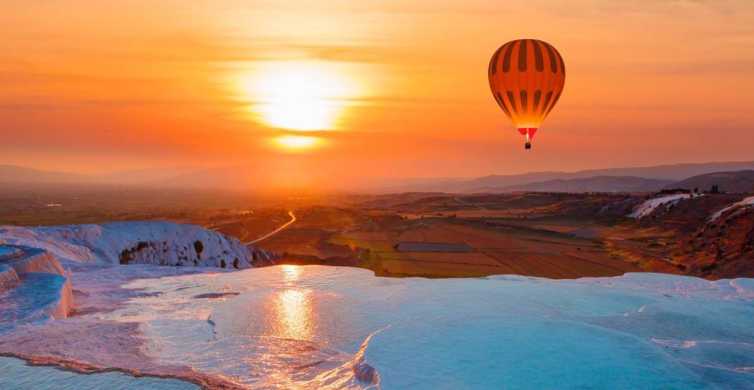 Pamukkale: heteluchtballonvlucht met vliegbrevet