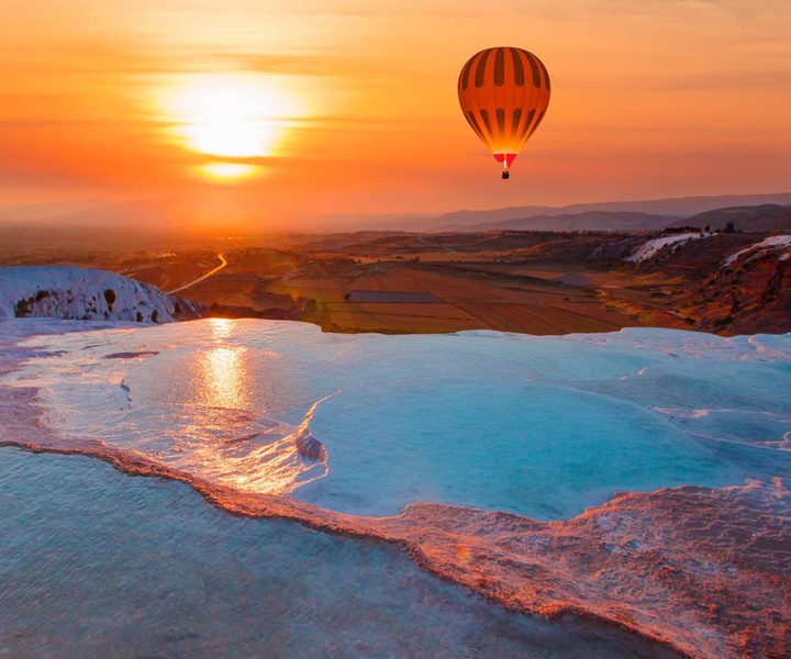Pamukkale: Hot Air Balloon Flight with Flight Certificate
