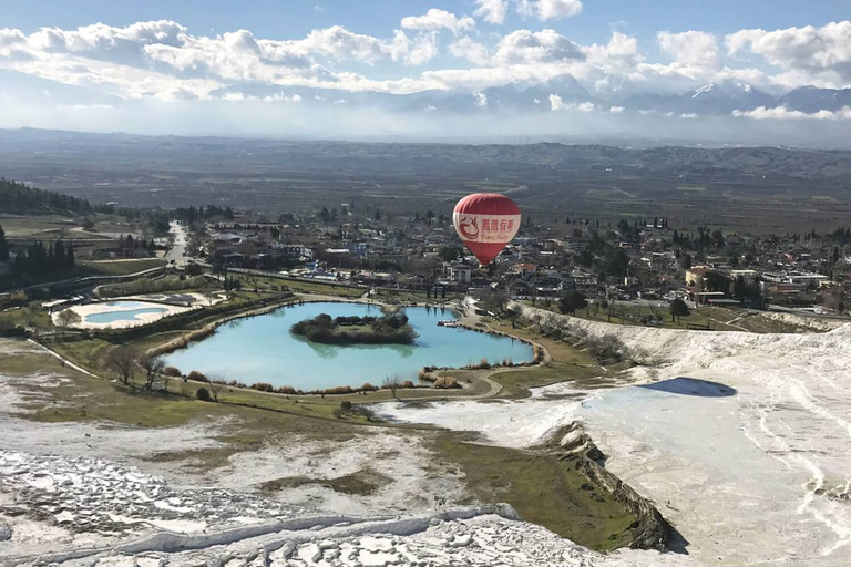 Pamukkale: Sunrise Hot Air Balloon Flight w/Certificate Private Pamukkale Hot Air Balloon Ride