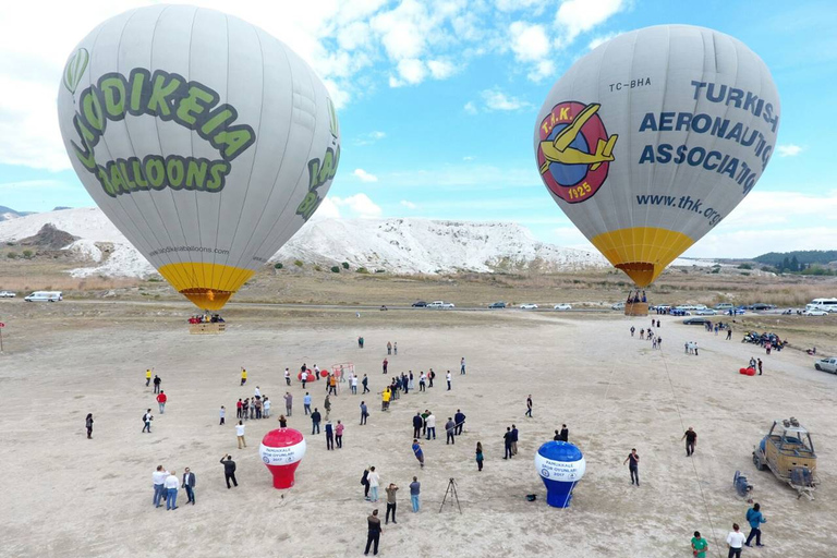 Pamukkale: Sunrise Hot Air Balloon Flight w/Certificate Private Pamukkale Hot Air Balloon Ride