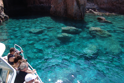 Cargèse: Calanques of Piana on a family boat Cargèse: Boat Trip to the Calanques of Piana and Capo Rosso