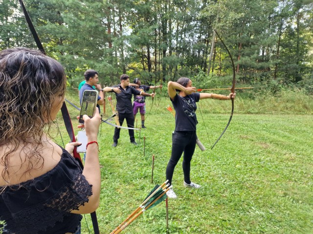 Visit Riga Private Archery Tour, Archery Tag and Smoking Barbeque in Zole, Latvia