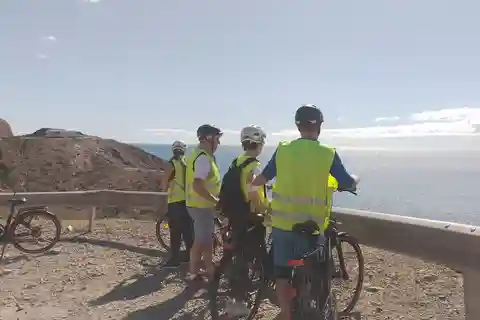 Maspalomas: E-Bike-tur på sydkysten med mulighed for tapas-smagning