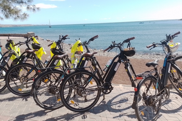 Maspalomas: Opcja wycieczki rowerem elektrycznym po południowym wybrzeżu Degustacja tapasMaspalomas: wycieczka rowerowa po południowym wybrzeżu z tapas w cenie