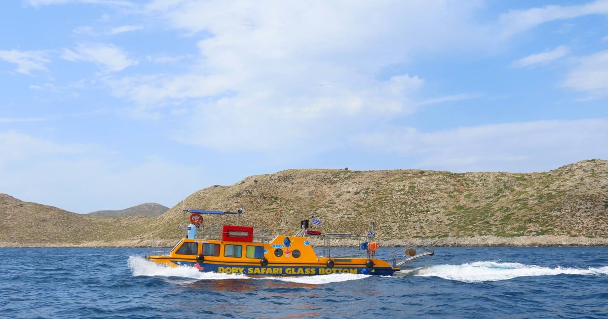 Kos Town GlassBottom Boat Cruise with Swimming Stops GetYourGuide