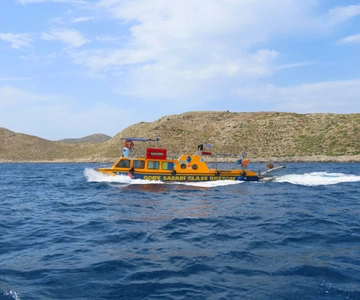 Kos Town: Glass-Bottom Boat Cruise with Swimming Stops