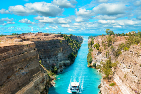 Atene: Olympia, Canale di Corinto e Gola di Peristeria tour privatoRitiro e/o riconsegna a qualsiasi indirizzo ad Atene