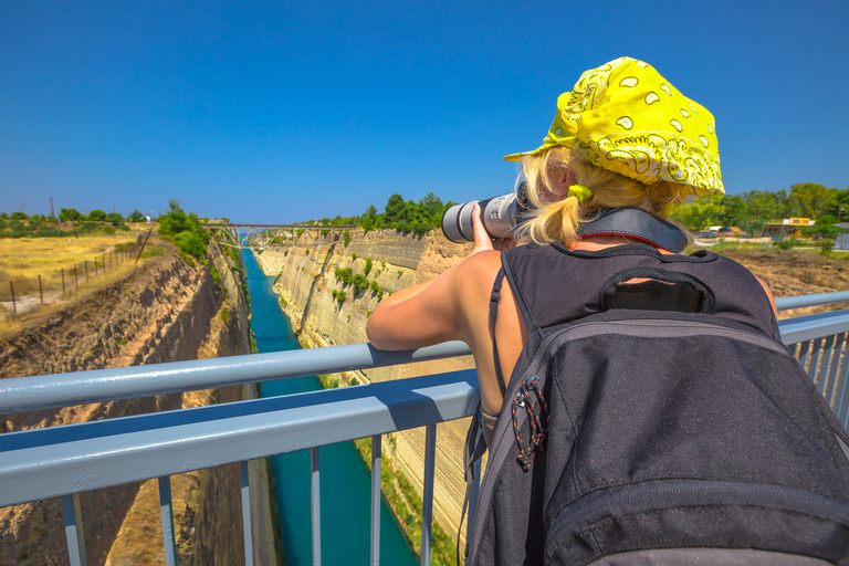 Atenas: tour particular por Olímpia, Canal de Corinto e Desfiladeiro de PeristeriaPickup e/ou Drop-Off em qualquer endereço em Atenas