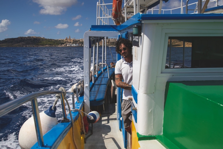 Bugibba: Scenic Sunset Cruise met Blue Lagoon-zwemstop