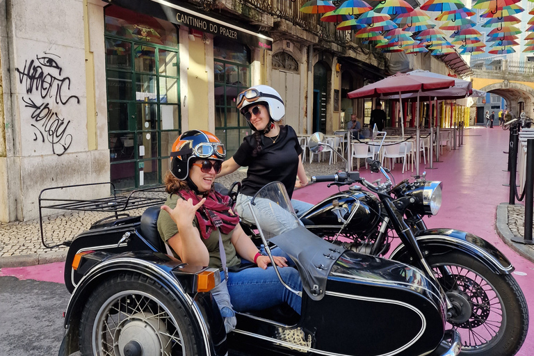 Lisbonne: Sidecar TourVisite de Lisbonne en Sidecar - Demi-journée