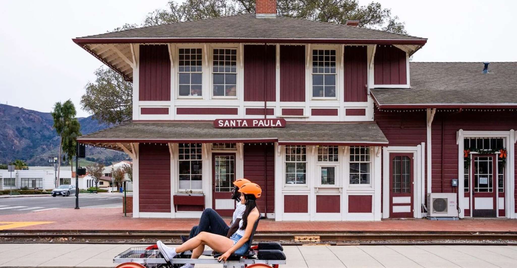 Ventura, visite guidée par vélo de rail avec stand de ferme stop - Housity