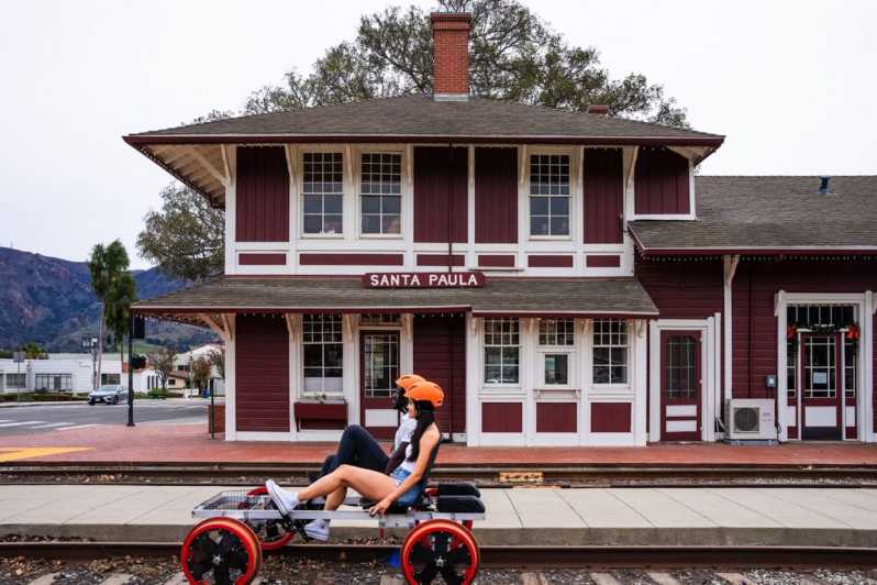 Ventura: Rail Bike Guided Tour with Farm Stand Stop