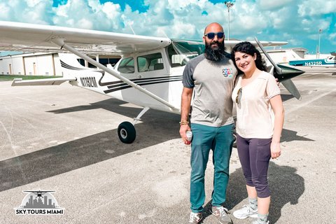 Miami Beach: Tour privato in aereo di South Beach con bevande