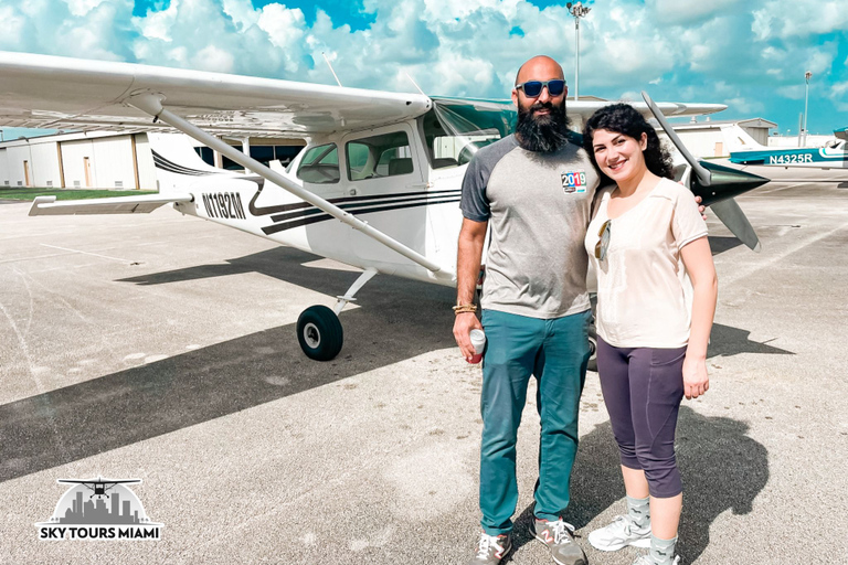 Miami Beach: Tour privato in aereo di South Beach con bevande