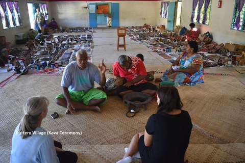 Nadi: Natadola Beach, Lawai Village, and Temple Tour