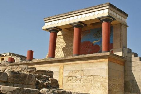From Heraklion: Knossos, Gortyna, Phaistos & Zaros Bus Tour