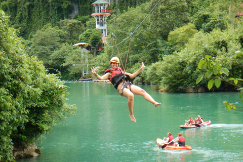 Antalya: Super Combo Monster Jeep Safari, Rafting i ZiplineAntalya: safari jeepem Monster Scorpion, rafting i tyrolka