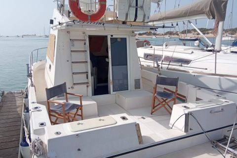 Catamaran rental with professional skipper