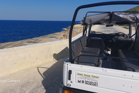 Gozo: Tour privato guidato e personalizzabile in jeep con pranzoGozo: tour guidato privato in jeep personalizzabile con pranzo