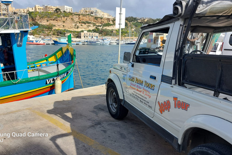 Gozo: Anpassningsbar privat guidad jeeptur med lunchGozo: Skräddarsydd privat guidad jeeptur med lunch