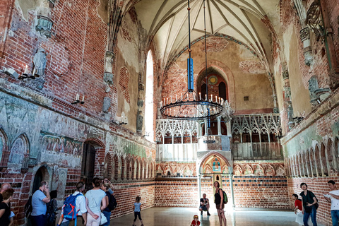 Gdansk: visite du château de Malbork et de la Westerplatte avec déjeuner localChâteau de Malbork: visite avec déjeuner traditionnel