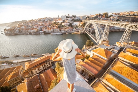 Porto: Hop-on Hop-off Bus with Cruise & Wine Cellar Options 48 Hour Bus and Visit to Port Wine Cellars